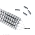 Metal Mechanical Pencil set with pencil grip Leads Art Drawing Student Office Supplies 0.5/0.7/0.9/2.0mm Automatic Pencil. 