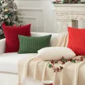 Striped Throw Pillow Cover Boho Corduroy Cushion Cover From Sofa Living Room Christmas White Beige Cushion cover Home Decro. 