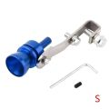 Universal Aluminum Turbo Sound Exhaust Muffler Pipe Whistle Car Blow Off Valve Tip Simulator Whistler. 