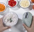 900ML Manual Food Chopper with 5 Sharp Stainless Steel Blades | Large Size Vegetable Cutter | Hand Pull Chopper | Onion Garlic Dicer | Meat & Salad Processor. 