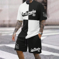 2024 New Fashion 3D Printed Men's Suit Oversized Clothing Short Sleeve Shorts Suit Men's Sportswear Summer Casual Suit.