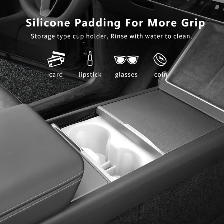 Center%20Console%20Cup%20Holder%20Inserts%20For%20Tesla%20Model%203%202024-2026%20Highland%20Model%20Y%202026%20Juniper%20Center%20Console%20Liner%20Coasters%20Mat%20-%20Image%206