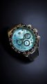 Royal Force Chrono Ocean Rf 08 Series Watches for Men Quartz Waterproof Chronograph Analog Multifunction Moon Phase Silicone Diamond Luminous Wrist Watches. 