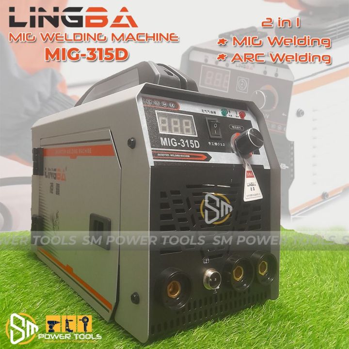 Lingba MIG Welding Machine MIG / ARC Both Function 2 in 1 MIG and ARC Welding Machine 315 D