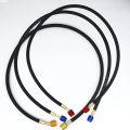 R410A AC Charging Hose Set 1/4'' SAE 800 PSI for HVAC Air Condition Refrigerant Hoses R134A R12 R22 R502 Air Condition. 