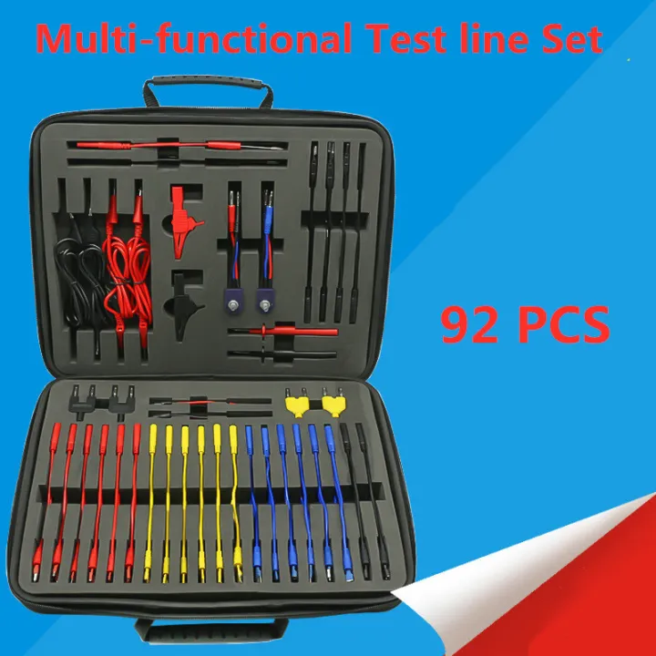 New!%2092pcs%20Whole%20Set%20Multimeter%20Test%20Lead%20Kits%20Set%20Essential%20Automotive%20Electronic%20Connectors%20Cables%20Hand%20Tool%20Tester%20-%20Image%202