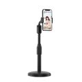 HS Portable Lightweight Mobile Smart Phone Tripod for Tiktok and YouTube- Black. 