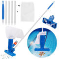 Swimming Pool Vacuum Cleaning Kit Clean Pool Bottoms Net Pool Filter Outdoor Pool Vacuum Cleaner Set Cleaning Skimmer Pool Tool. 