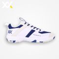 Maxx Badminton Shoes UVO BLAST 4 - (White & Blue). 