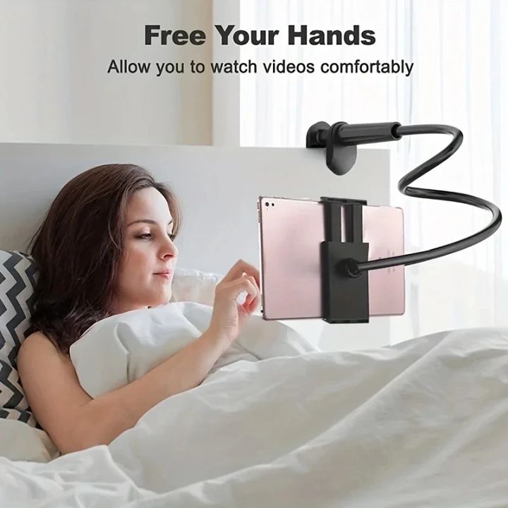 70cm Tablet Mount Holder For Bed Desk Phone Holder Flexible Long Arm Clamp Tablet Stand For iPad 4.7-11 inch