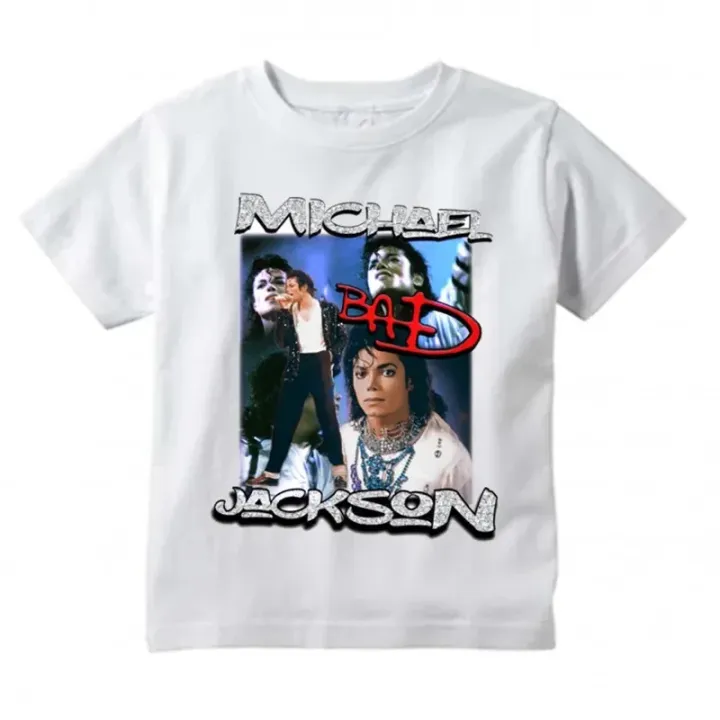 Michael%20Jackson%20Graphic%20Printed%20Tshirt%20Harajuku%20Rock%20Fashion%20Casual%20Short%20Sleeve%20Crew%20Neck%20Plus%20Size%20T%20Shirt%20Women%20-%20Image%202