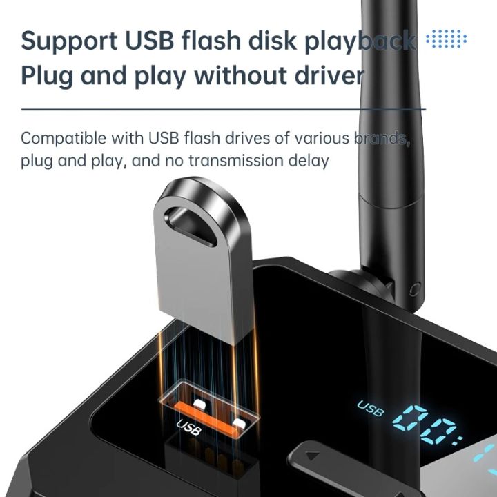 Bluetooth%205.3%20Audio%20Receiver%20Support%20USB%20U-Disk%20Play%20Wireless%20Adapter%20R/L%202%20RCA/3.5MM%20AUX/Optical%20Fiber%20Jack%20For%20Car%20Kit%20Speaker%20-%20Image%206