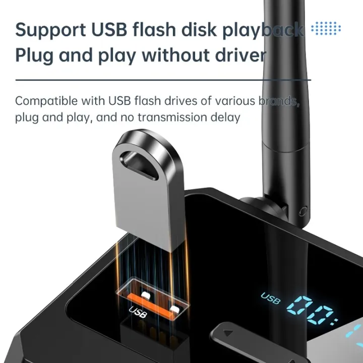 Bluetooth%205.3%20Audio%20Receiver%20Support%20USB%20U-Disk%20Play%20Wireless%20Adapter%20R/L%202%20RCA/3.5MM%20AUX/Optical%20Fiber%20Jack%20For%20Car%20Kit%20Speaker%20-%20Image%206