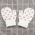 1 Pair Cartoon Anti-grasping Warm Gloves Protection Baby Mitten Cute Unisex Girls Boy Star Heart Newborn Love Face. 