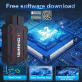 KONNWEI Car Full-System OBD Diagnostic Tool Bluetooth Connectivity MAXOBD Battery Testing Vehicle Monitoring Car OBD2 Scan Tool. 