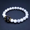 Natural Stone Bead Bracelets for Men Fashion Luxury Antique Crown Mate Beads Tiger Eye Stone Handmade Beaded Bracelets Jewelry. 