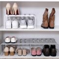 Layered Shoe Rack Extensible Shoe Hanger Storage Space Saving Shelf Telescopic Storage Rack Household Kitchen Cabinet Organizer. 