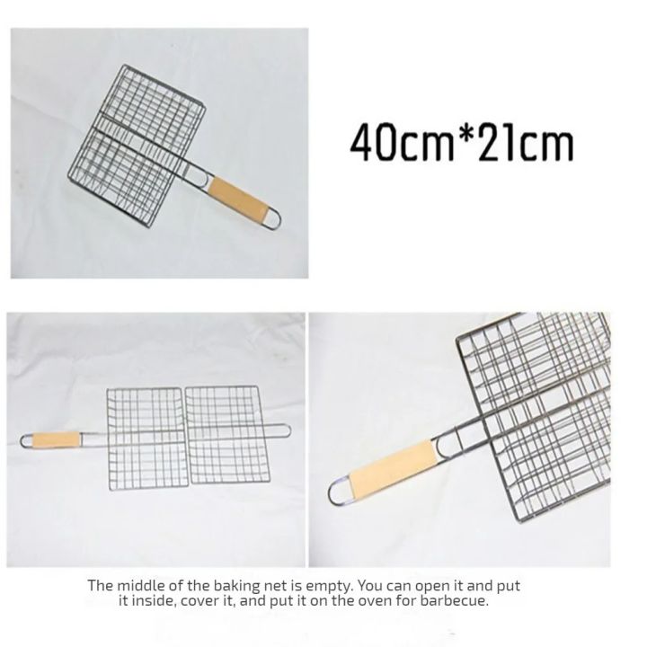 304%20Stainless%20Steel%20Foldable%20BBQ%20Grill%20Basket%20Non-stick%20Wire%20Mesh%20for%20Fish%20Vegetables%20Outdoor%20Camping%20Party%20Travel%20-%20Image%206