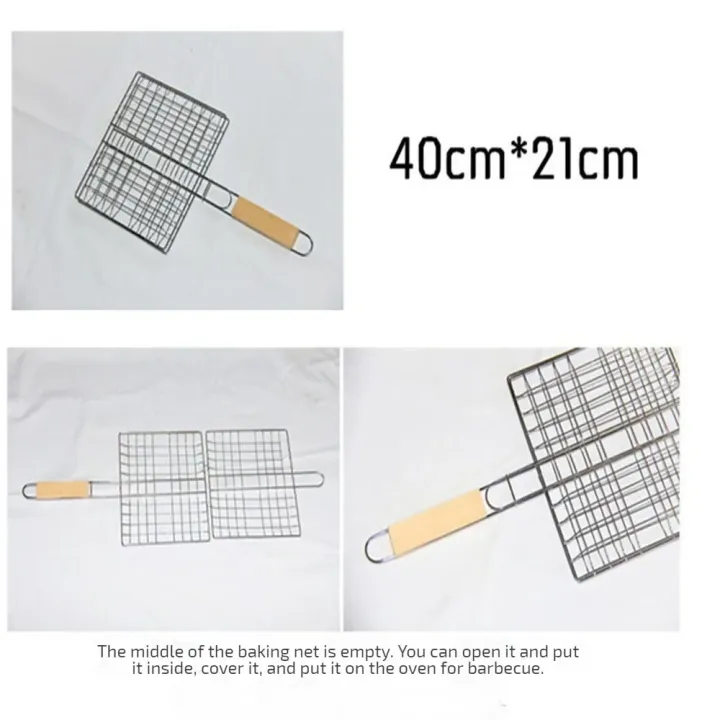 304%20Stainless%20Steel%20Foldable%20BBQ%20Grill%20Basket%20Non-stick%20Wire%20Mesh%20for%20Fish%20Vegetables%20Outdoor%20Camping%20Party%20Travel%20-%20Image%206