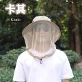 Mosquito-Proof Hat, Face-Covering Sun-Protective Hat, Breathable Mesh Veil, Anti-Insect and Anti-Bee Hat for Night Fishing.