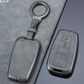Zinc Alloy Car Key Case Cover Shell Fob For Toyota Prius Camry Corolla CHR C-HR RAV4 Land Cruiser Prado Car Keychain Accessories.