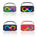 ET312 RGB Party Speaker | Double Horn Mini Portable Speaker | Rechargeable DJ Sound Box with Colourful Lights.