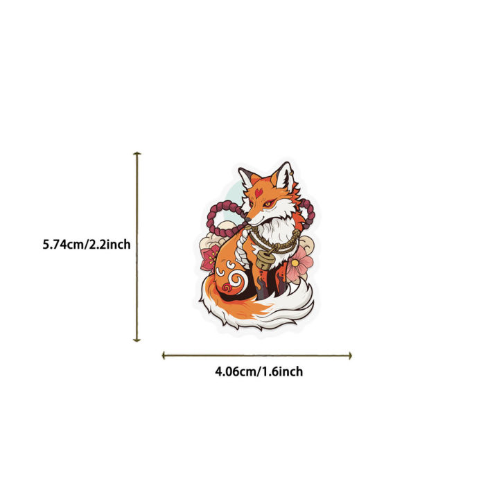 50pcs%20Transparent%20Japanese%20Tattoo%20Art%20Stickers%20-%20Waterproof%20PET%20Decals%20for%20Scrapbooking,%20Guitar%20&%20Laptop%20Decoration%20-%20Image%206