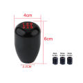 Universal Aluminum Black Manual 5/6 Speed Shift Knob Weighted Gear Stick Shifter Lever Handle Fit Most Cars.