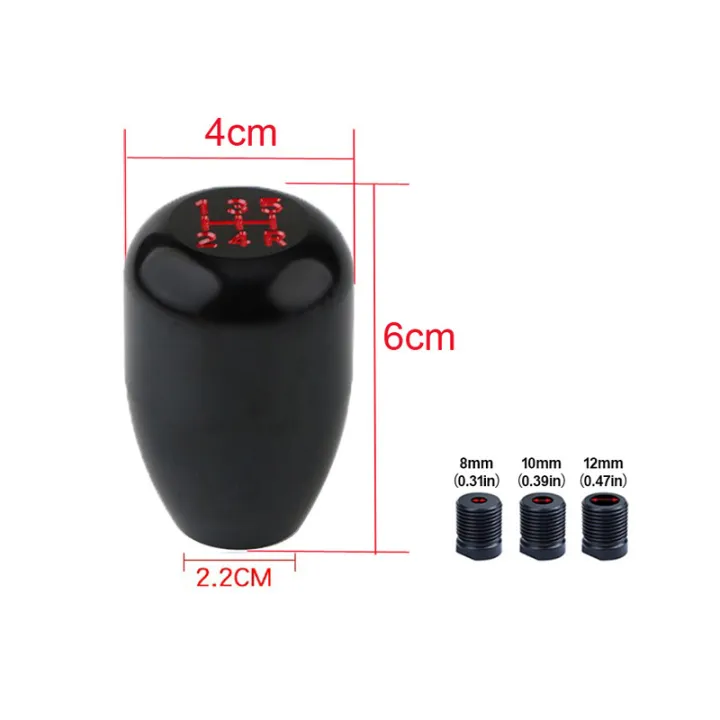 Universal%20Aluminum%20Black%20Manual%205/6%20Speed%20Shift%20Knob%20Weighted%20Gear%20Stick%20Shifter%20Lever%20Handle%20Fit%20Most%20Cars%20-%20Image%206