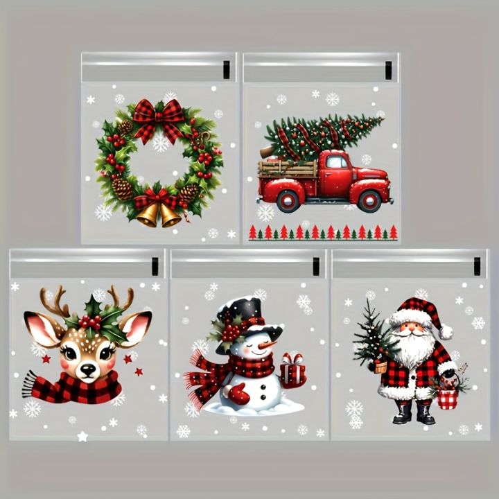 50/100pcs%20Christmas%20%20Wrapping%20Bags%20with%20Snowflake,%20Santa%20Claus,%20Reindeer,%20and%20Holly%20Print%20Self-Adhesive%20Packaging%20Bags%20-%20Image%206