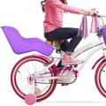 Kids Bicycle Doll Seat Fit Most Dolls & Stuffed Animals Cute Easy to Install Kids Doll Bicycle Seat Bike Attachment Accessory.