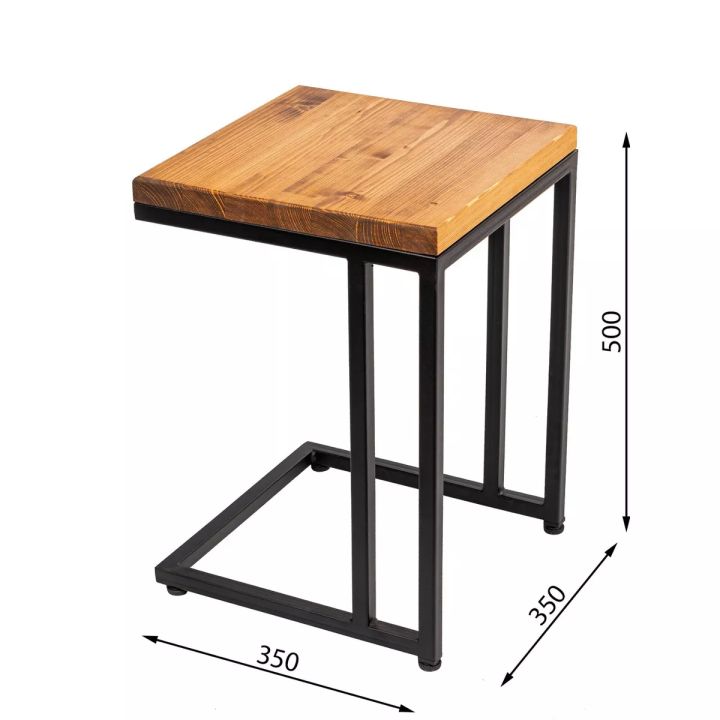 Small%20kitchen%20stool,%20ottoman,%20black%20metal%20and%20wood,%20no%20assembly%20required%20-%20Image%202