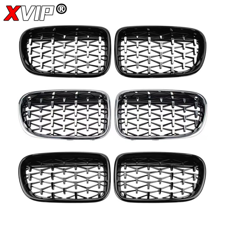 XVIP%20Chrome%20Silver%20Diamonds%20Front%20Bumper%20Hood%20Grilles%20For%20BMW%20X3%20F25%202010-2013%20Single%20And%20Double%20Line%20Style%20Upper%20Racing%20Grills%20-%20Image%202