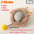 New Cat Interactive Ball Toy Automatic Rolling Ball Faux Tail Rechargeable Smart Pet Electric Toy Dog Cat Training Imitate Mouse.