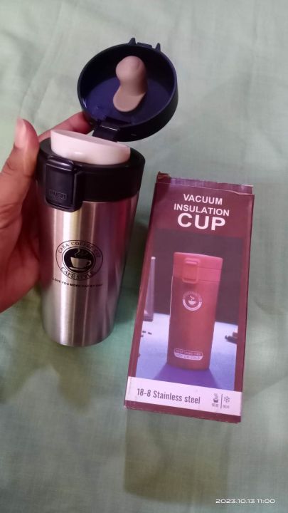Vacuum%20Insulated%20Stainless%20Steel%20Tea%20Coffee%20Mug%20Thermos%20Flask%20Travel%20Mug%20Tumbler%20with%20Flip%20Lid%20Mesh%20Strainer%20Hot%20and%20Cold%20for%20Office%20Backpacking%20-%20Image%203