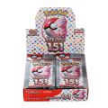 140pcs/Box Anime Pokemon Japan Version TCG Scarlet Violet 151 Classics Expansion Booster Box Pokemon Trade Card 20 Pack Cards. 