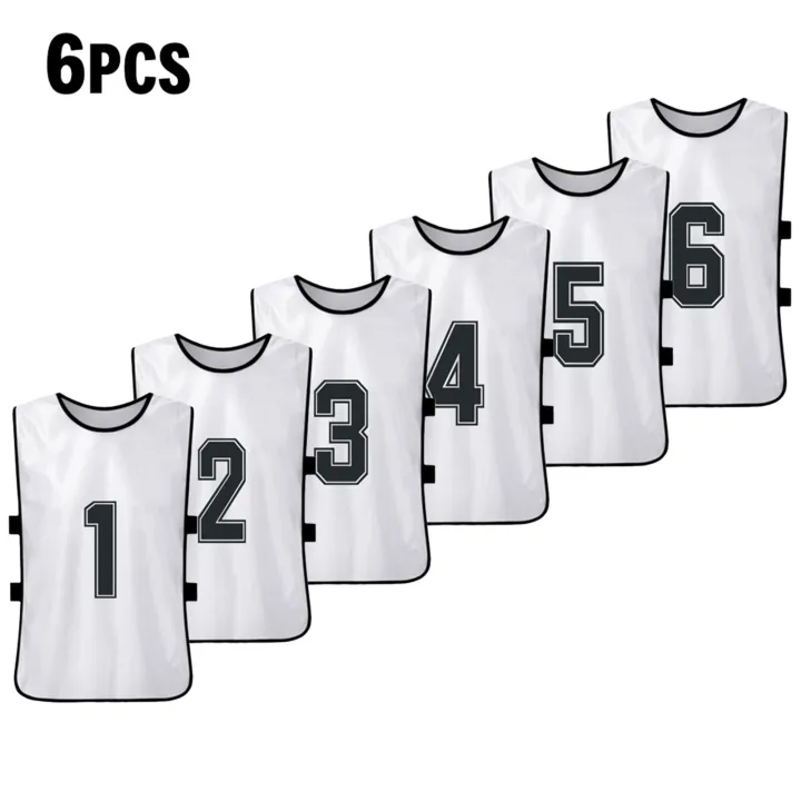 6/12PCS%20Kid's%20Football%20Pinnies%20Quick%20Dry%20Soccer%20Jersey%20Youth%20Sports%20Scrimmage%20Basketball%20Team%20Training%20Numbered%20Bibs%20Sports%20Vest%20-%20Image%202