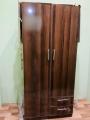 2 Door wadrobe Almari for your Bedroom ,66"x30 "two door wooden cupboard , wardrobe cabinet almari. 