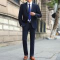 Men's M-10XL Spring New Wedding Fashion Handsome Suit Business Cargo Trousers Plus Size Two Sets Fat Friendly Clothing. 