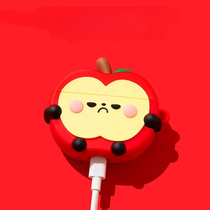 Creative%203D%20for%20Airpids%204th%20Generation%20Earphone%20Case,%20for%20Apple%20Airpods%20Pro%202%20Protective%20Case%203rd%20Generation%20Red%20Fruit%20%20Gift%20-%20Image%203