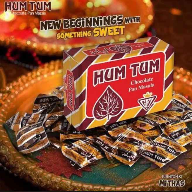 Original Big Size Hum Tum Pan Masala(Pan Of 48) With Affordable Price Yummy Tasty And Metha Pan Masala Hum Tum Tum Hum Masala Pan Shahi Deluxe Naz All Flavour Mix Hum Tum