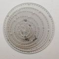 8pcs Acrylic Sewing Templates Clear Rulers Round Patterns Embroidery Drawing Template Quilt Stitch  for Cutting and Design. 