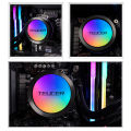 Teucer 120/240/360mm CPU Water Cooler Efficient Liquid Cooling Heatsink Colorful Radiator For LGA 20XX 1700 1200 115X AM4 AM5. 
