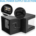 2 Slots Watch Winder for Automatic Watches Watch Box Automatic Winder Use USB Cable for Men with Quiet Motor. 