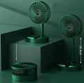 folding fan - portable charging fan - table charging fan - 3 speed adjustment fan - 2000 mah long battery charging fan- out door indoor office portable stand fan. 