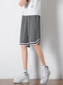 Basketball shorts for men's summer sports training in 2024, casual loose and breathable pants, American five point shorts.