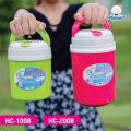 1.85 liter portable ice bucket, cooler for over 10 hours with straw holder, Eskimo brand HC-200B. 