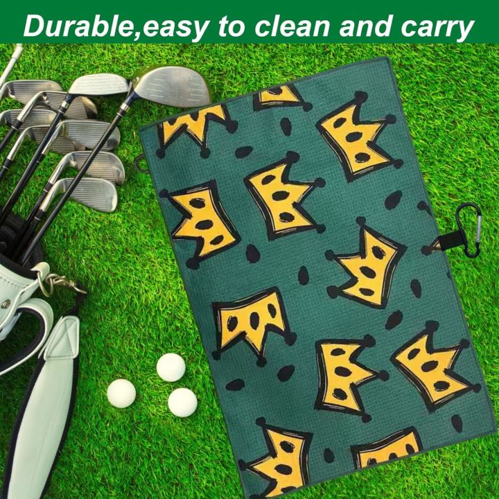 Stylish%20Printed%20Golf%20Towel%20%20Large%20Size%20Quick%20Dry%20Super%20Absorbent%20Waffle%20Fabric%20Quick%20Clean%20Machine%20Washable%20Suitable%20Golf%20Bags%20-%20Image%205