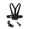 Chest Head Strap Belt For Hero 13 12 11 10 9 8 7 Action 5 Pro 4 Camera Insta360 X5 X4 Accessories With J-hook Mount.