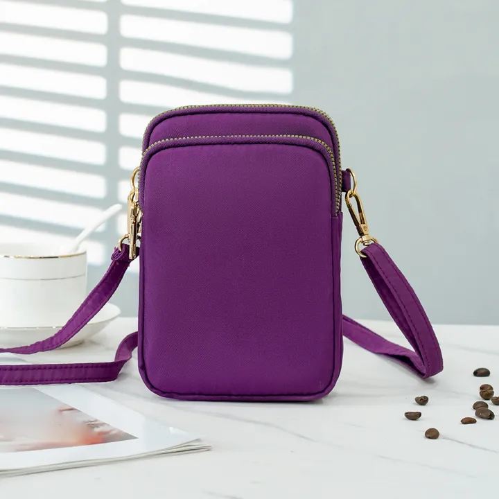 Multi-purpose%20waterproof%20wear-resistant%20large%20capacity%20crossbody%20bag%20women's%20multi-layer%20zipper%20neck%20shoulder%20mobile%20phone%20bag%20-%20Image%203